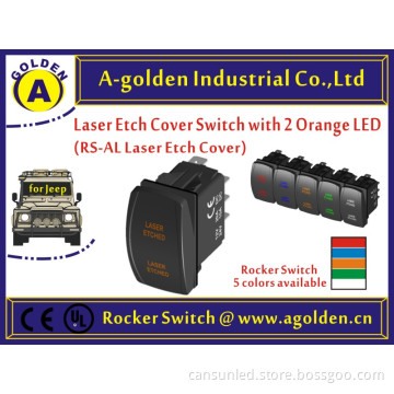 MARINE SWITCH ROCK RED BOAT ROCKER SWITCH WITH AMABER LIGHTS laser carling switch